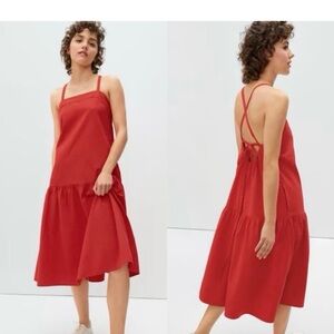 Everlane The Pinafore Dress in Red 00